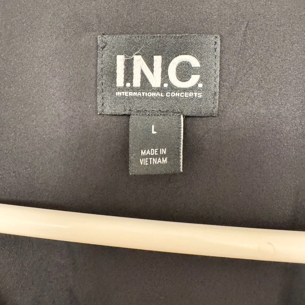 INC tie waist faux wrap dress - Picture 6 of 7